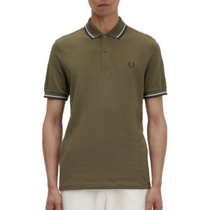 Fred Perry Polo Donkergroen M3600 - Maat S - Heren