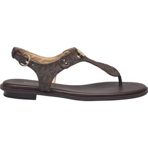 Michael Kors Plate Thong Dames Sandalen - Bruin - Maat 41
