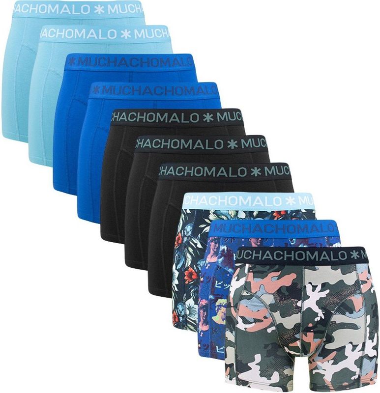 Muchachomalo heren 10P boxers basic print multi II