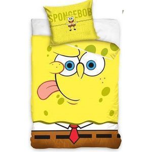 SpongeBob Dekbedovertrek 140 X 200 Cm Katoen 60 x 70 cm