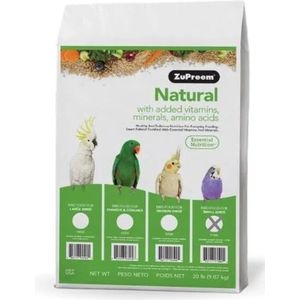 ZuPreem Natural Pellet Parkiet 9kg - Parkietenvoer - Grasparkiet -