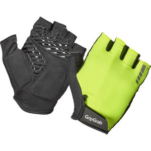 GripGrab - ProRide RC Max Korte Vinger Zomer Fietshandschoenen met Padding - Geel Hi-Vis - Heren - Maat XS