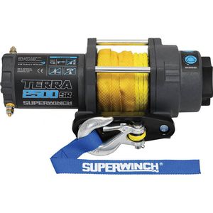 Superwinch Terra 25 SR 12V - 1134kg - Elektrische lier met synthetisch liertouw - Superwinch 1125270