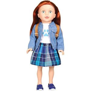 Bumbleberry Girls Tienerpop Cassidy Blauw 38 Cm