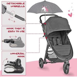 kinderwagen paraplu - Parasol voor kinderwagen, universeel bruikbaar,