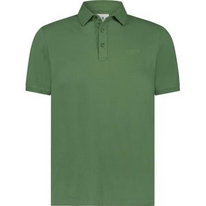 State of Art - Piqué Polo Groen - Modern-fit - Heren Poloshirt Maat XXL