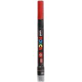 Brushverfstift posca pcf350 1-10mm rood | 1 stuk