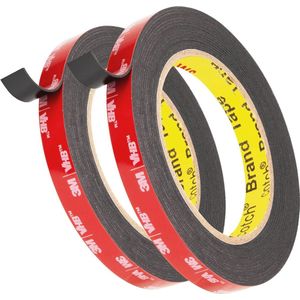Dubbelzijdig Plakband 12,5 mm x 4,7 m - Sterke Schuimtape voor Decoratie en Bevestiging