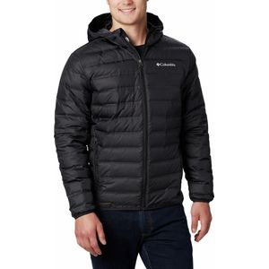 Columbia Lake 22™ Down Hooded Jacket - Gewatteerde Donsjas met Capuchon - Heren - Maat S - Zwart