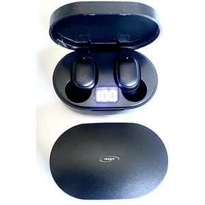 Draadloze Oordopjes Bluetooth 5.3 Hoofdtelefoon - E6S - Touch Control Oordopjes Met Microfoon - Met led percentage indicator - Zwart - Earphone - Koptelefoon - Gaming Headset - Sport Oordopjes