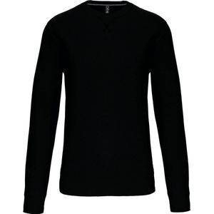 Unisex Sweater met ronde hals merk Kariban Zwart - 4XL