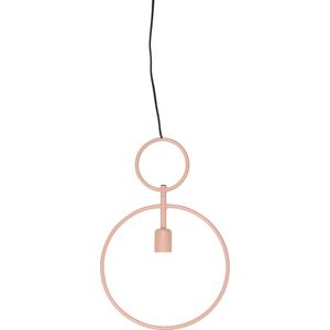 Light & Living Hanglamp Dorina - 30cm - oud roze