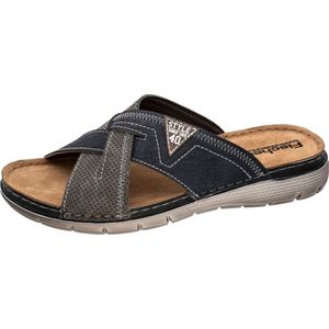 Fischer Slippers Heren - Slide - Grijs Blauw - Maat 46