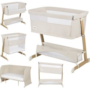 Lionelo Thomi Plus - Co-Sleeper 5in1 - Kinderbedje - Wieg - Kinderbox tot 15kg - 7 standen hoogteverstelling Kinderbedje