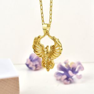 Phoenix ketting Gold Polished 22 inches