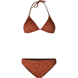 Brunotti Lollyop-Dot Dames Triangel Bikini - Cinnamon - 38