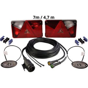 Aspock Multipoint 5 verlichtingsset - 13 polig - inclusief markeringsverlichting - kies de gewenste hoofdkabel