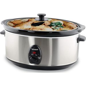 Techwood TMJ450 - Elektrische Slowcooker - 4.5 L - RVS