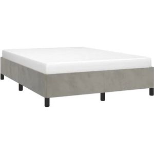 vidaXL - Bedframe - kunstleer - bruin - 160x200 - cm