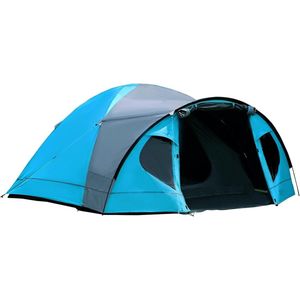 Tent voor 3-4 personen, waterdicht, 4000 mm, koepeltent met voortent, familietent, festivaltent voor camping, reizen, trekking, tuin