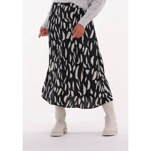 Object Papaya Hw Long Skirt Rokken Dames - Zwart - Maat 34
