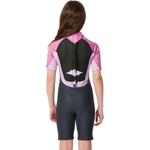 Rip Curl Meisjes Omega 2mm Rug Ritssluiting Shorty Wetsuit