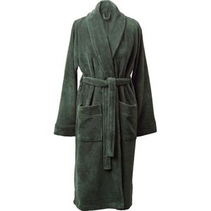 Aquanova Einar badjas - Bamboe / Fleece - M - Forest Green