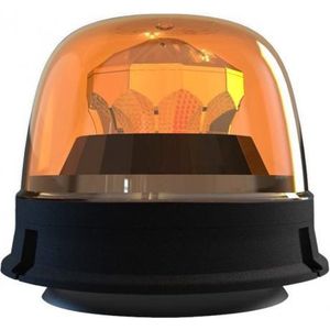 ORANJE dak zwaailicht - 12V/24V - 10 LED - R65 / R10 - magnetische bevestiging