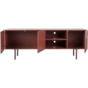 Housecraft Living Davis Dressoir Metaal Bruin/ Rood