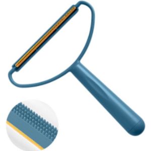 pluizenverwijderaar - pluizenborstel - ontpluizer - ontpiller- kledingborstel - haarverwijderaar voor huisdieren - pluizendief - pluizentondeuse - Blauw