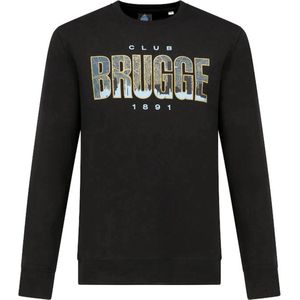 Zwarte sweater Club Brugge 'STREETS' maat medium