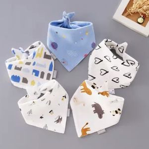 IL BAMBINI - Set van 5 bandana slabbetjes voor Baby - Multi Spaceship