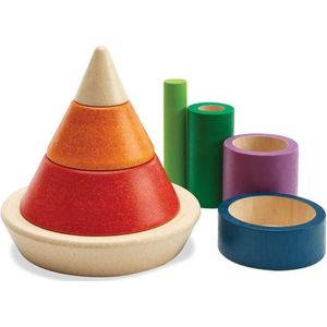 PlanToys Houten Speelgoed Kegel sorteren - Unit Plus.