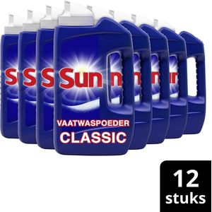Sun Classic Normaal Vaatwaspoeder - 12 x 80 wasbeurten - Voordeelverpakking
