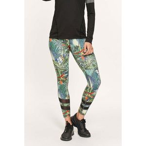 Active Panther Legging Mandy Jungle Mesh green-multi, Dames Legging met Hoge Taille voor Vrouwen - Boterachtig Zacht Niet Transparante Legging Voor Buikcontrole, Plus-maat Workout Gym Yoga Rekbare Broek