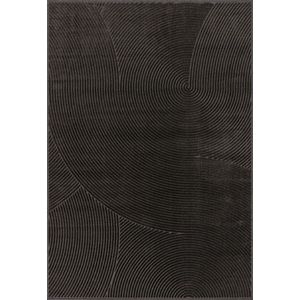 Vloerkleed Acsento Chiara 1012 Anthracite Grey - maat 160 x 230 cm