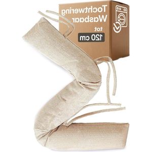Tochtwering ramen 120 cm wasbaar energiebesparend extra lang zwaar brede deuren beige