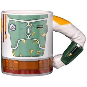 Keramische Mok -Star Wars - Boba Fett - Met 3D Arm - 350 ml - Beker