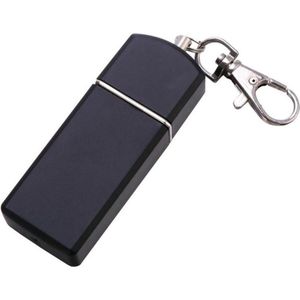 WiseGoods Sleutelhanger Mini Pocket Asbakje Draagbaar - Meeneem Asbak - Portable Ashtray - Modern Design - Zwart