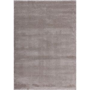 Tapijtenloods Velvet Soft - Laagpolig Effen Vloerkleed - Fluweel - Beige- 160x230 CM