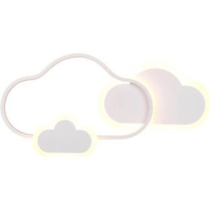 Trio Cloudy - Kinderkamer plafondlamp - Wit