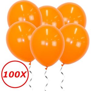 Celebration Ballonnen 29cm, oranje (1 zakje met 100 stuks)