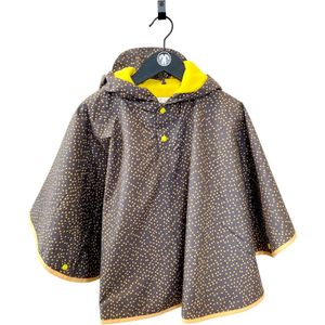 Ducksday- regenponcho kind – waterdicht – winddicht – fleece gevoerd – Puck – 6 jaar