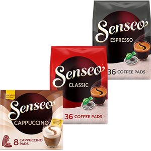 Senseo Koffiepads Variatiepakket - 3 Smaakvarianten - 80 pads