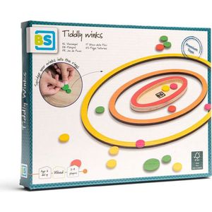 BS Toys Houten Vlooienspel - Retro spel voor 2-4 spelers vanaf 6 jaar - Gemaakt van 100% FSC hout