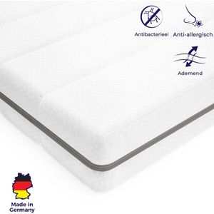 Topdekmatras - 140x200 - traagschuim - premium tijk - topper - 5 cm hoog