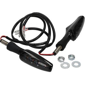 Knipperlichten Koso Z3 Led smoke zwart