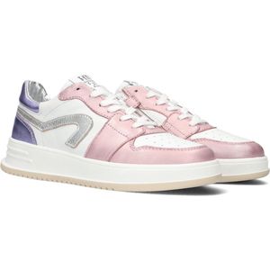 Hip H1115 Lage sneakers - Leren Sneaker - Meisjes - Roze - Maat 38