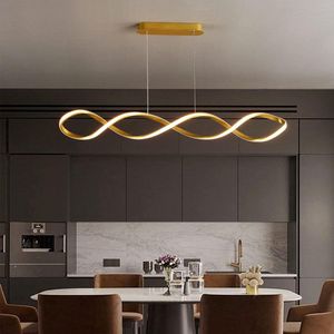 Verstelbare LED Hanglamp voor Eettafel - Modern Design - Zwart