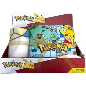 Pokemon polar deken + kussen - cadeau set